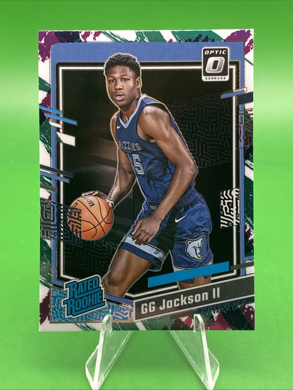 🎷 2023-24 DONRUSS OPTIC GG JACKSON II RATED ROOKIE JAZZ PRIZM #228 Grizzlies