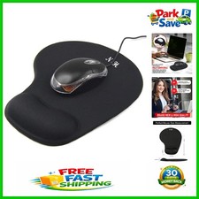Gel Foam Wrist Support Mouse Pad, Anti-Slip Ergonomic Design, 9.4X8.2 Inches