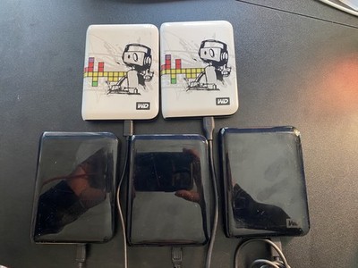 Various Western Digital WD My Passport External Hard Drives (500GB/750GB/1TB)