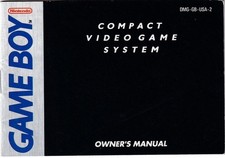 Nintendo Game Boy Instruction Manual Owner's Manual