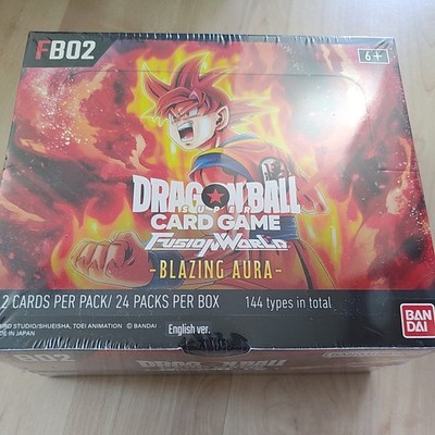 Dragon Ball Super Fusion World - Blazing Aura Display Box FB02 ENGLISCH NEU