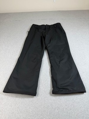 Obermeyer Snow Ski Pants Men Large Short Black Insulated Lined Outdoor Snowboard