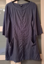 Seasalt, into land linen tunic, blue, size 16