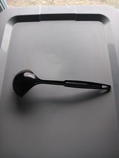EKCO Vintage Plastic Black Ladle 11 Inch Made In USA Kitchen Utensil Collectible