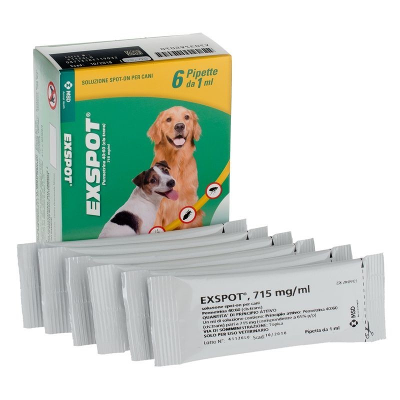 Exspot 1ml x 6: L'Antiparassitario Definitivo per Cani Attivi - 1