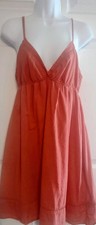 FOREVER 21 Orange Sundress Juniors Size Large