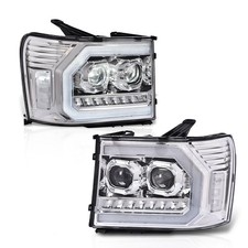 LED DRL Headlights GMC Sierra 1500 2007-2013 2500HD 3500HD 2007-2014 22853029