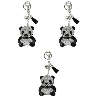  3 Pieces Panda Schlüssel Anhänger Modeschlüsselring Handtasche Charme