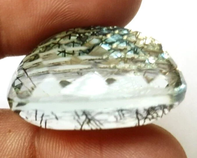 AAA+ 77.25 Ct. Large Rutilated Quartz Oval Cut Loose Gemstone Gift for Women - Image 4 of 4