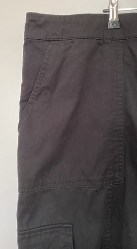 AVELLA WOMENS WIDELEG CARGO PANTS~SIZE 24~NWT $25~POCKETS~ZIPPER - Picture 2 of 6