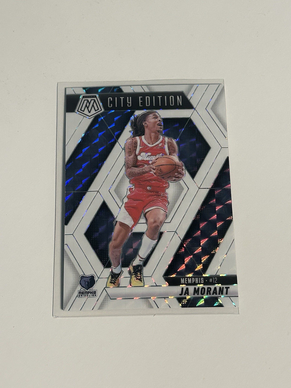 2024-25 Panini Mosaic - City Edition Ja Morant #281 White Mosaic Prizm /25