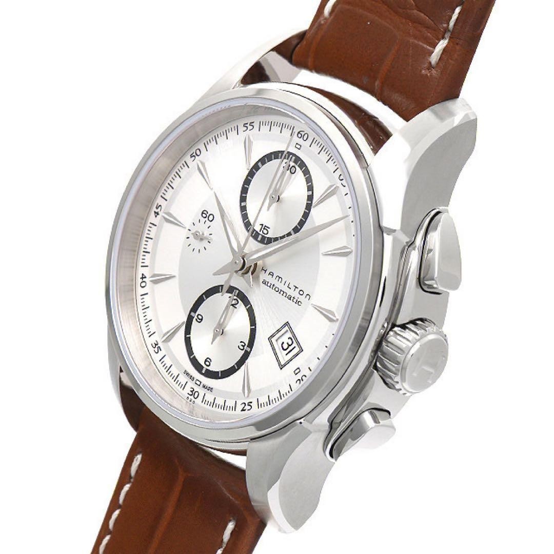 Hamilton Jazzmaster H326160 Automatic Chronograph Mens Watch Silver image 2