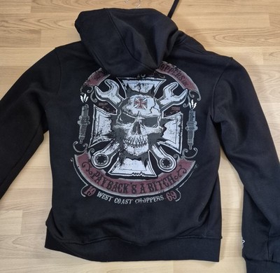 West Coast Choppers Hoddie Größe L ''Mechanic Zip'' wie ungetragen 
