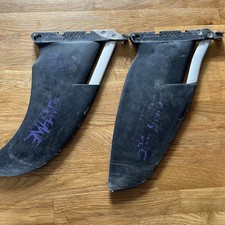 Windsurfing Fins Skegs West Germany 2 Slightly Different See Pics For Condition