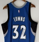 Karl-Anthony Towns Signed Timberwolves Mitchell & Ness XL NBA Rookie Jersey BAS