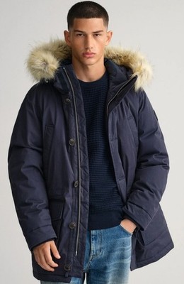 Gant Blue Winter Parka SMALL RRP £450 #AS371 Men's 
