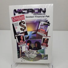 Micron Electronics, Inc. Quicken Financial Pak NEW SEALED MICROSOFT