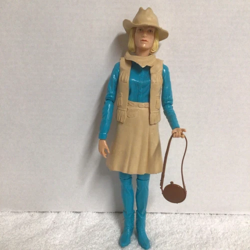 Marx 1965 Vintage Jane West 12" Action Figure Doll Johnny West W/ Accessories
