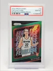 CAITLIN CLARK 2024-25 PANINI PRIZM WNBA FEARLESS ROOKIE GREEN RC PSA 10 Q0004