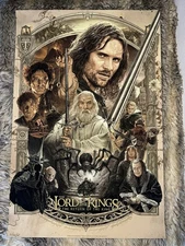 Ruiz Burgos Lord of the Rings The Return of the King Regular Poster Mondo