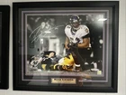 Ray Lewis #52 Autographed Framed Photo Baltimore Ravens Memorabilia JSA with COA