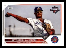 Deyvison De Los Santos 2023 Topps Pro Debut #PD-63 POODLES DIAMONDBACKS ROOKIE