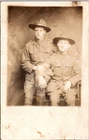 PC5137 WW1 Military Soldier Affectionate Men Man Hand on Leg Postcard RPPC