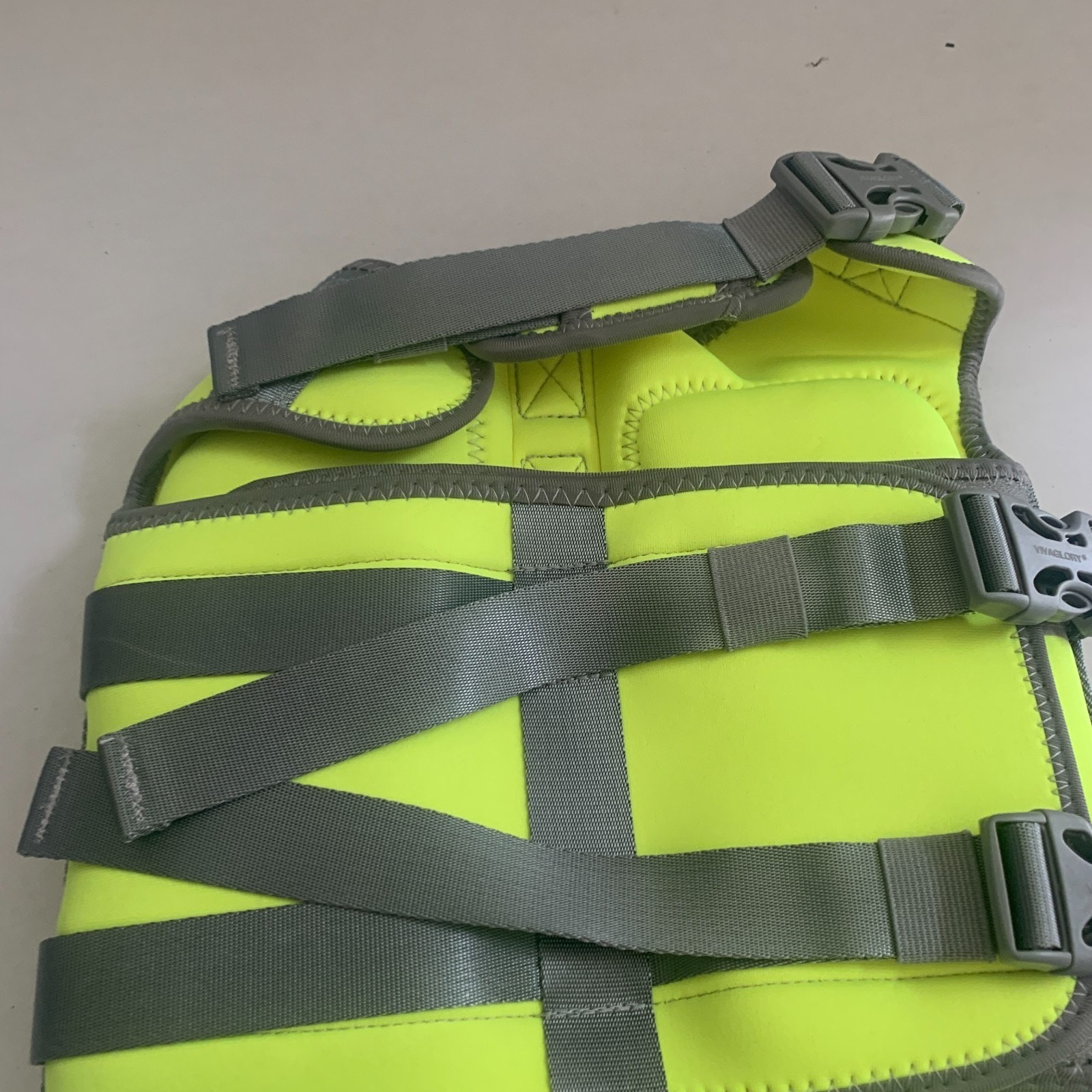 Vivaglory Ripstop Dog Life Vest Reflective & Adjustable Life Jacket Size M