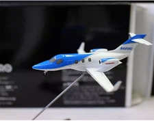 1/144 Blue Private Business Jet - Ebbro Hondajet Diecast Aircraft Model