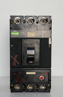 FUJI BU-KSA3300 3 POLES 300A 480V CIRCUIT BREAKER [1WS4-7]