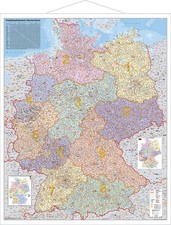 Postleitzahlen-Karte Deutschland 1 : 750 000....