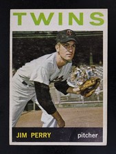 1964 Topps #34 Jim Perry Minnesota Twins VG-EX