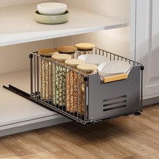 Pull Out Cabinet Organizer, Slide Out Drawers for Cabinets, Peel and Stick, H...