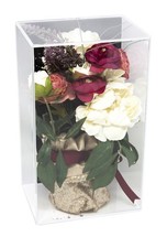 Versatile Wall Mount Display Case with Black Back 8" x 6" x 13" A044-BB-WM