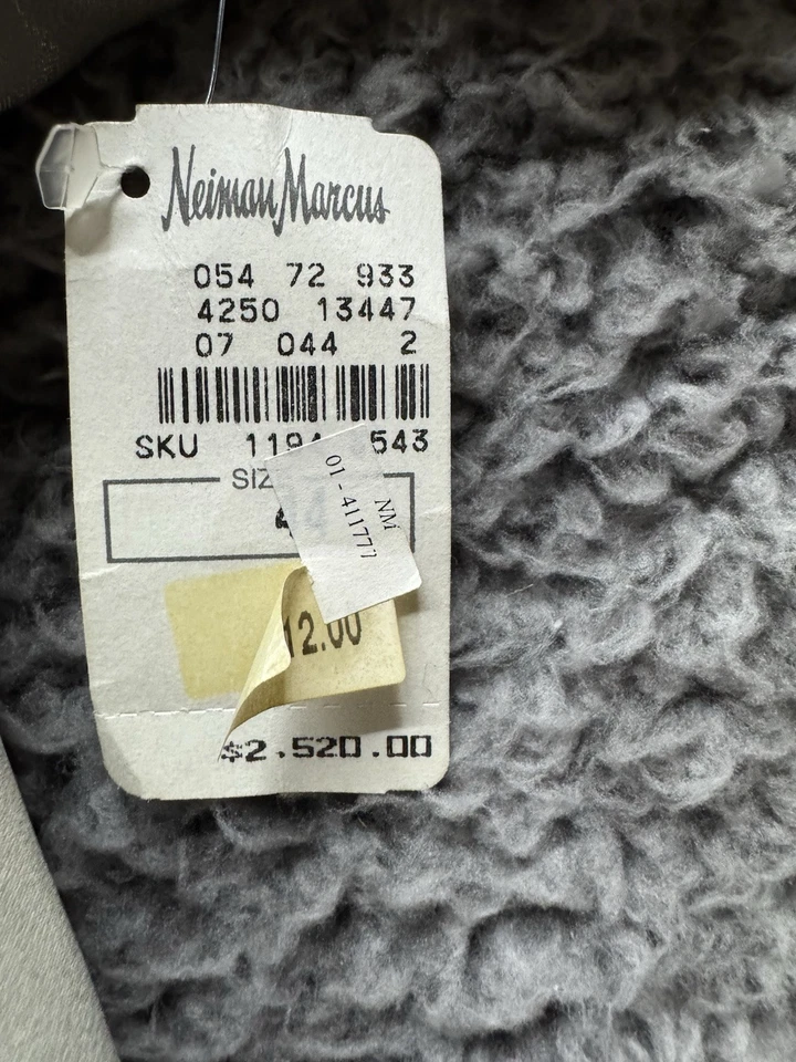 Abrigo Chaqueta Vintage Chanel 1999 Tweed Plateado Talla 44 Foto 3 de 4