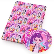Korean pop music K Pop Cartoon Anime Polycotton woven 18"x55" 1287092 HALF YARD