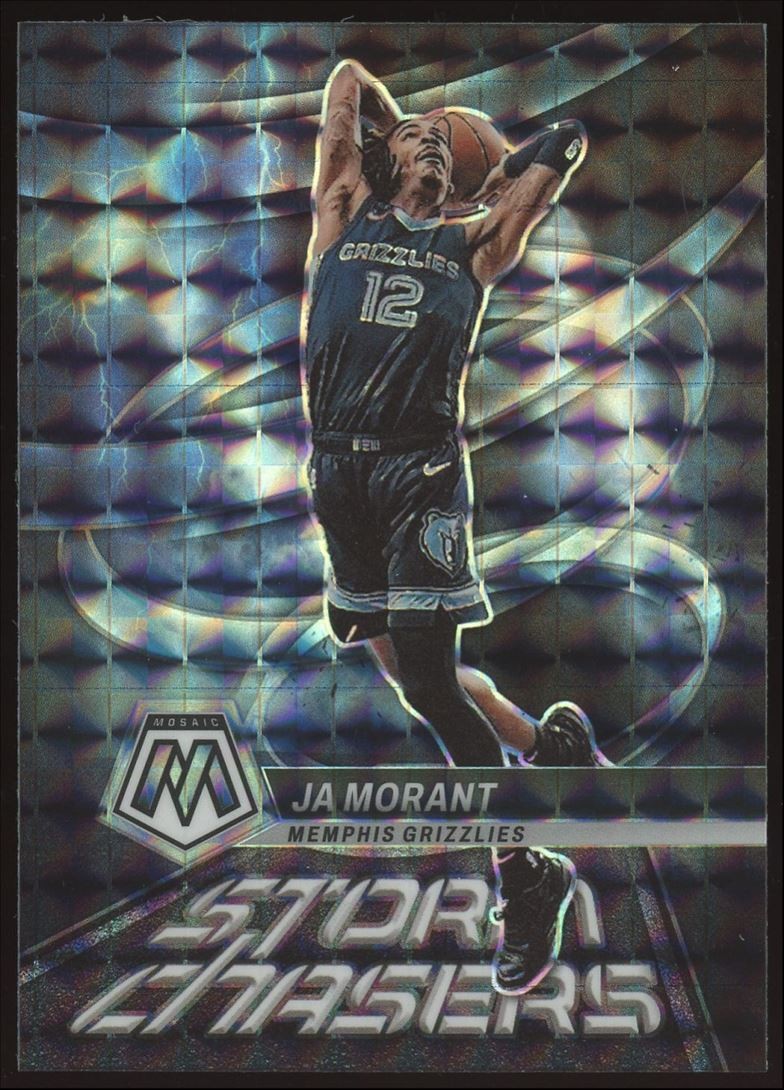 Ja Morant #4 2022-23 Panini Mosaic Storm Chasers Memphis Grizzlies Case Hit SP