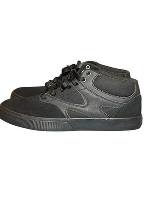 DC Men Sneaker Skate Shoe Kalis Vulc Mid Suede ADYS300622 Black Size 11.5 M