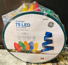 GE 75-count 37-ft StayBright Multicolor LED String Christmas Lights 803993911557