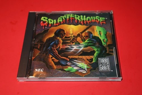 SPLATTERHOUSE FOR TURBOGRAFX 16 TG-16 *IN CASE WITH INSTRUCTIONS AND TESTED!
