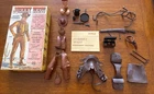 Vintage Marx First Edition Johnny West Cowboy Box & Accessories Only NO FIGURE
