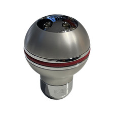 Momo Gear Knob Aluminium Red Leather Band Momo Gear Knob Aluminium Red Leather Band