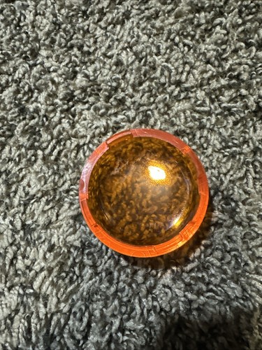 Pop In 2 1/4" Amber Orange Turn Signal Marker Light Lens For Harley