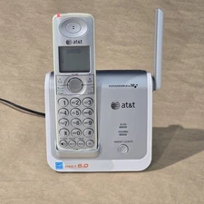 AT&T Cordless Handset w/ Cables Wireless Telephone With Charging Station