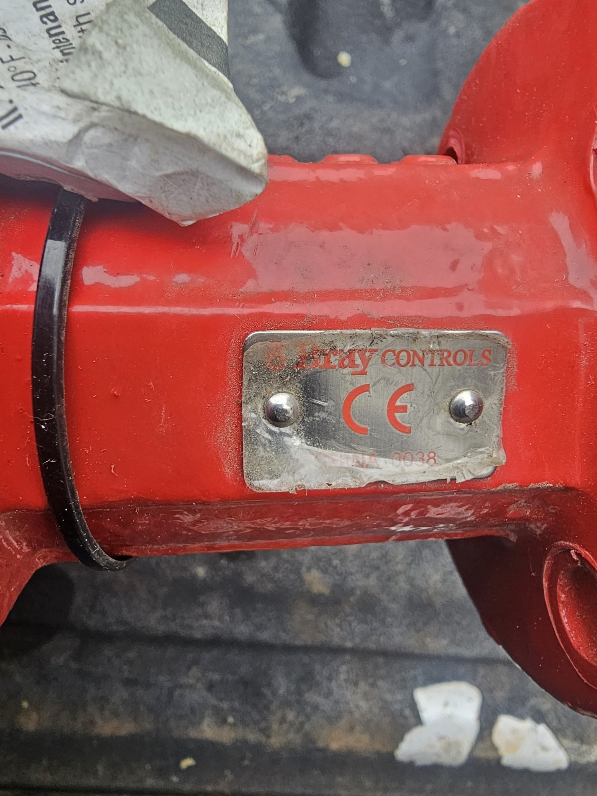 BRAY 6" BUTTERFLY VALVE LUG STYLE 80093 SER 31 416 SS STEM EPDM SEAT TRIM 119