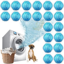 20PCS Pet Hair Remover for Laundry, Reusable Lint Catcher for Washing Machine...