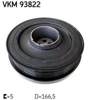 Skf Riemenscheibe, Kurbelwelle Vkm 93822