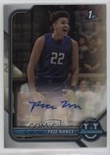 2021-22 Bowman U Chrome Prospect Auto Refractor Pete Nance #BCPA-PN Auto 0ud4