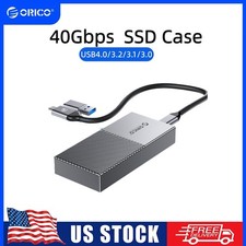 ORICO 40Gbps M.2 NVMe SSD 4TB Enclosure Compatible with Thunderbolt 3/4 USB 3.2