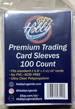 Hobby Legends Trading Card Sleeves 1 Unopened pack of 100 With Tracking!